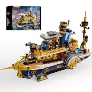 11016 L9106_Steampunk Steamship_Steampunk-Dampfschiff_Lumibricks_lightbricks1