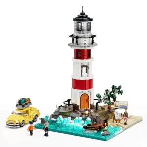 18007_Sunrise Lighthouse_Sonnenaufgang-Leuchtturm_Lumibricks_lightbricks1