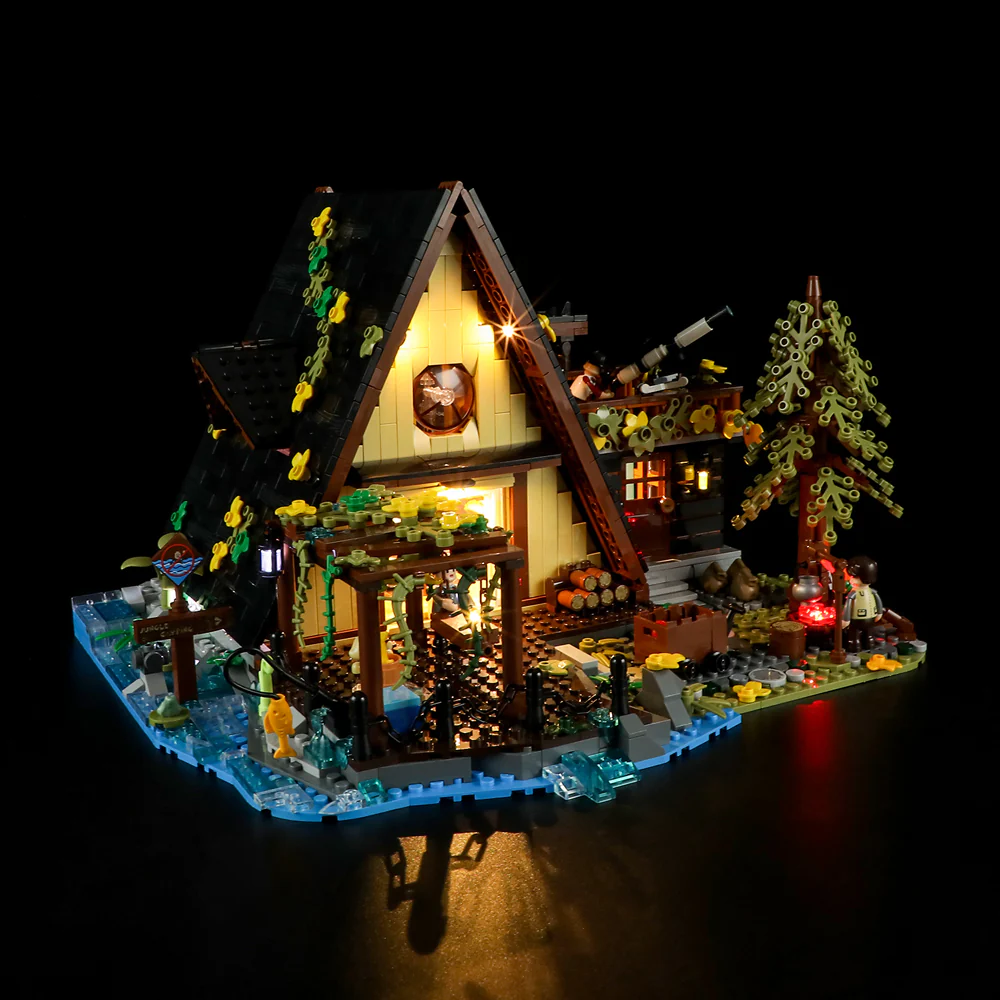 F9013_A-Frame Cabin_A-Frame-Kabine_Lumibricks_lightbricks4