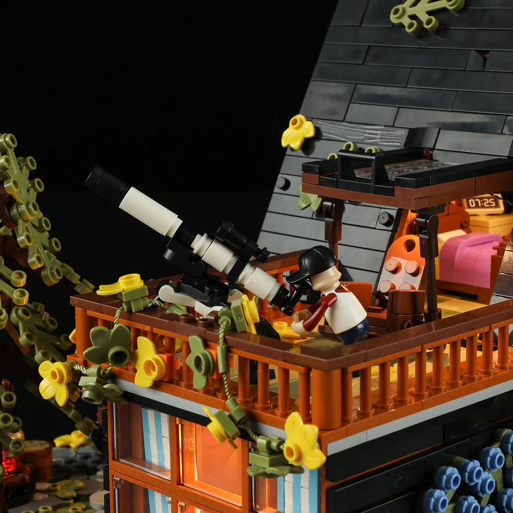 F9013_A-Frame Cabin_A-Frame-Kabine_Lumibricks_lightbricks9