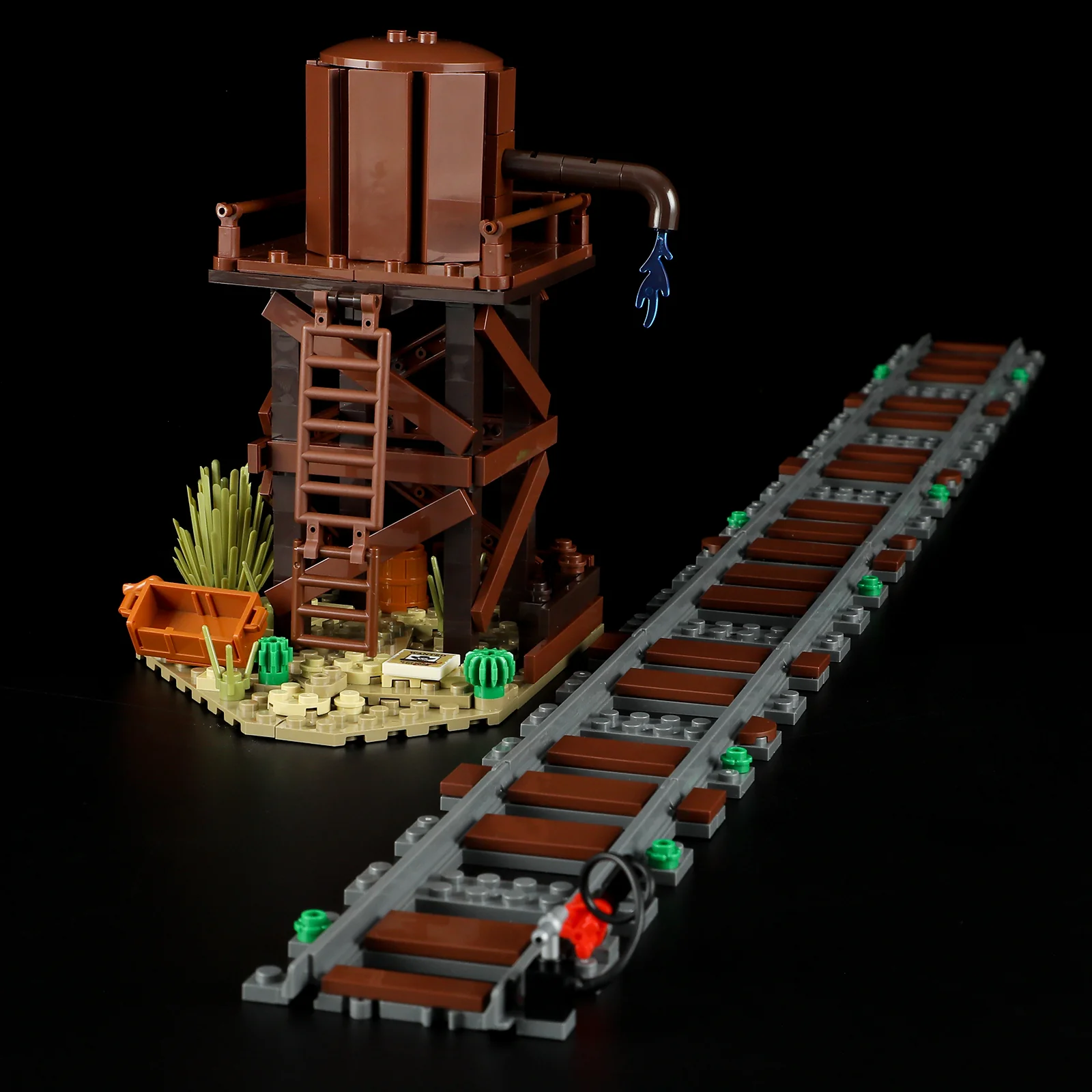 F9036_Western Freight Train_Westlicher Güterzug_lightbricks10