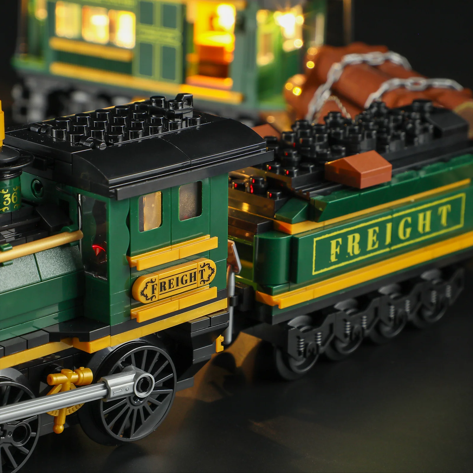 F9036_Western Freight Train_Westlicher Güterzug_lightbricks6