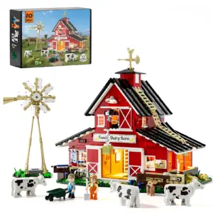 F9037_Cow Barn_Kuhstall_lumibricks_lightbricks1