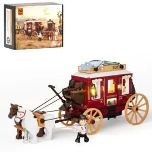 F9052_Western Stagecoach_Western-Postkutsche_lightbricks1