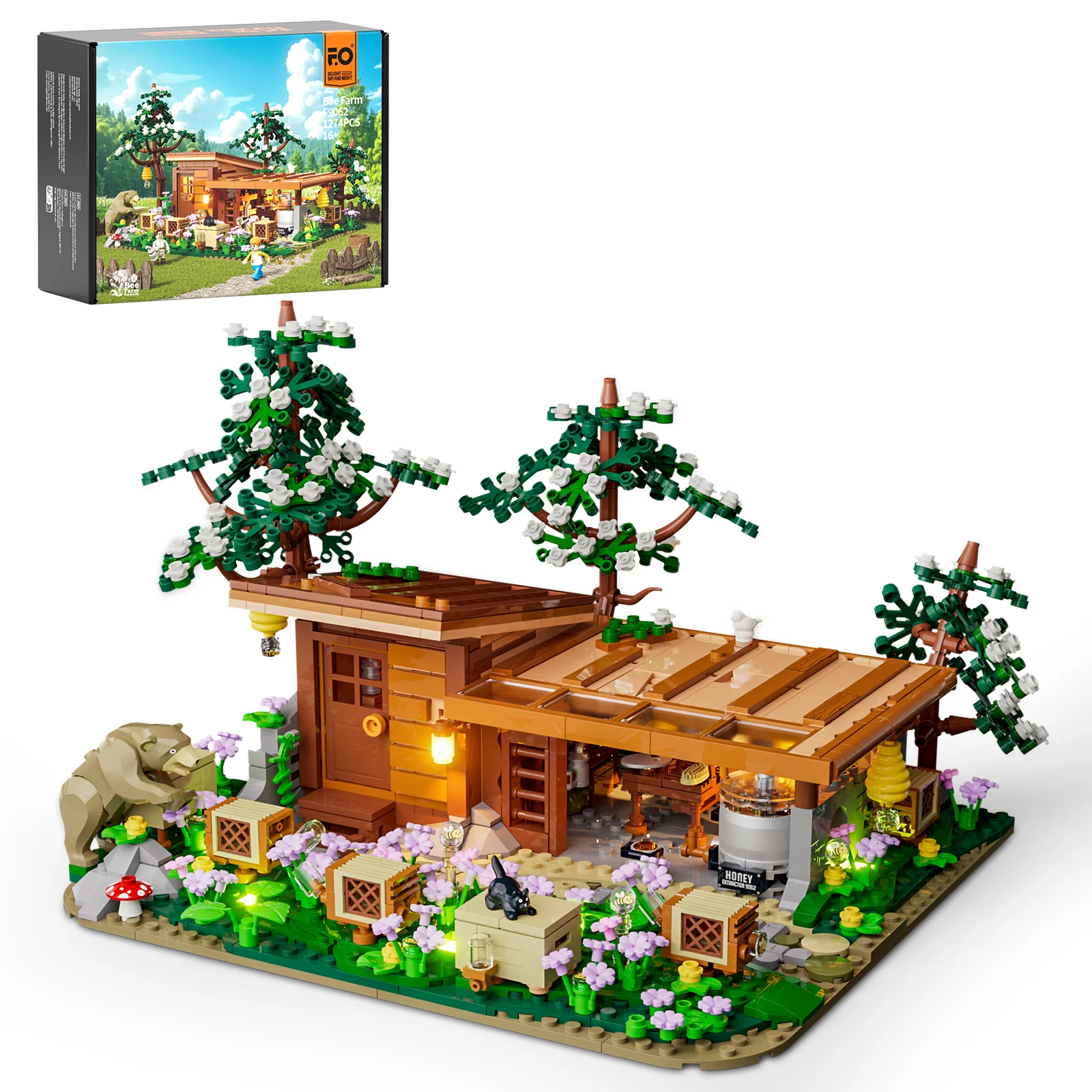 F9062_Bee Farm_Bienenfarm_lumibricks_lightbricks1