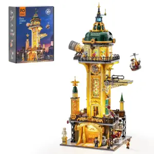 F9070_Steampunk Watch Tower_Steampunk-Wachturm_Lumibricks_lightbricks1