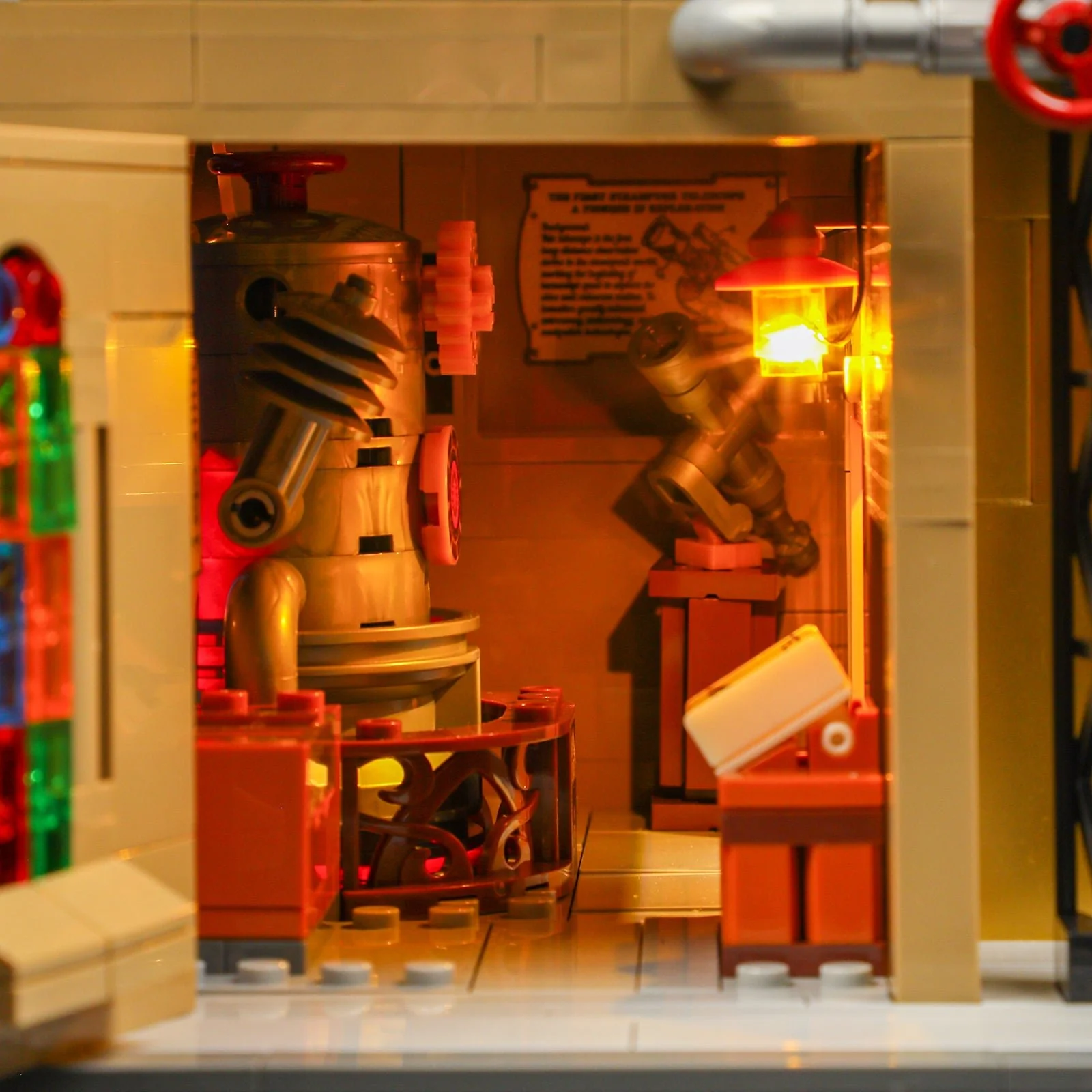 F9070_Steampunk Watch Tower_Steampunk-Wachturm_Lumibricks_lightbricks6