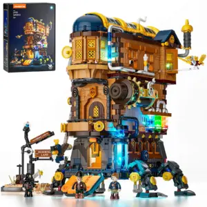 L9103_Alchemist's Moving Castle_Das wandelnde Schloss des Alchemisten_Lumibricks_lightbricks1