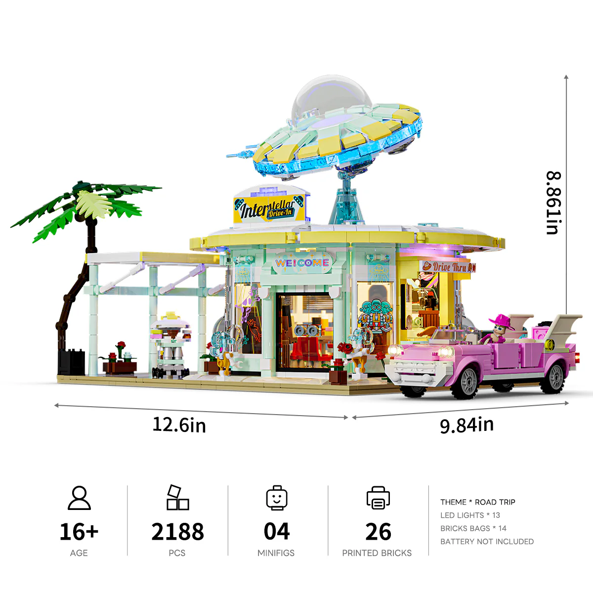 L9104_Interstellar Drive-In_Interstellares Drive-In_Lumibricks_lightbricks11